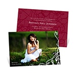 Senior Swirls -- College Graduation Invitations