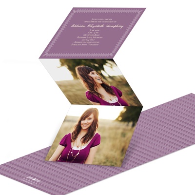 Scalloped Border -- Custom Graduation Invitations