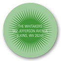 Mesmerizing Circle -- Modern Return Address Labels