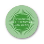 Mesmerizing Circle -- Modern Return Address Labels