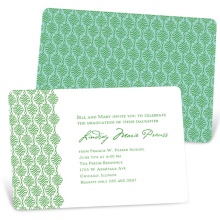 Celebrated Elegance -- Graduation Party Invites