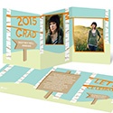 Pointing to the Future -- College Graduation Invites
