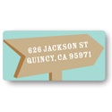 Pointing to the Future -- Graduation Address Labels