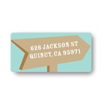 Pointing to the Future -- Graduation Address Labels