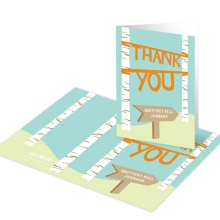 Pointing to the Future -- College Graduation Thank You Cards