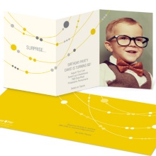 Strung with Surprise -- Surprise Birthday Party Invitations