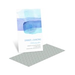 Vivid Blue Watercolor -- Reception Invitation Cards
