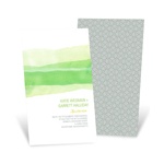 Vivid Green Watercolor -- Elegant Wedding Invitations