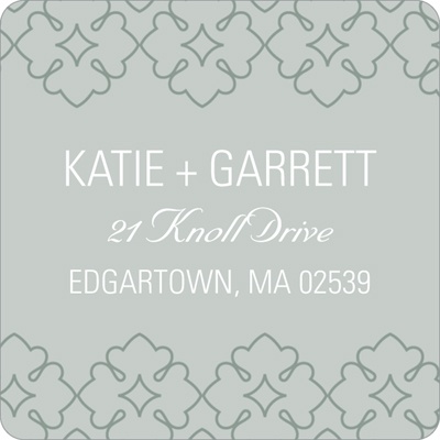 Swirling Details -- Wedding Return Address Labels