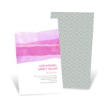 Vivid Pink Watercolor -- Elegant Wedding Invitations