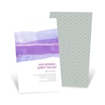 Vivid Purple Watercolor -- Elegant Wedding Invitations