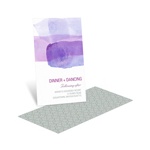 Vivid Purple Watercolor -- Reception Invitation Cards