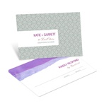 Vivid Purple Watercolor -- Response Postcards
