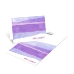 Vivid Purple Watercolor -- Elegant Thank You Cards
