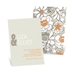 Blissful Blooms -- Vintage Floral Wedding Invitations