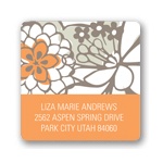 Blissful Blooms -- Floral Address Labels