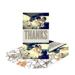 Blooming with Thanks -- Vintage Wedding Thank You Cards