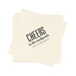 Bold Cheers -- Wedding Napkins