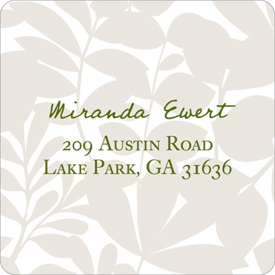 Enamored with Elegance --  Wedding Address Labels