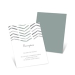 Chevron Dreams -- Wedding Reception Invitations