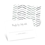 Chevron Dreams -- Unique RSVP Cards