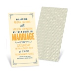 Happily Ever Headlines -- Poster Style Wedding Invitations