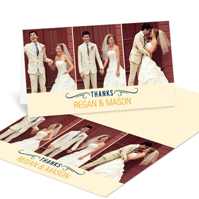 Happily Ever Headlines -- Unique Wedding Thank You Notes