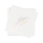 Just Married -- Wedding Cocktail Napkins
