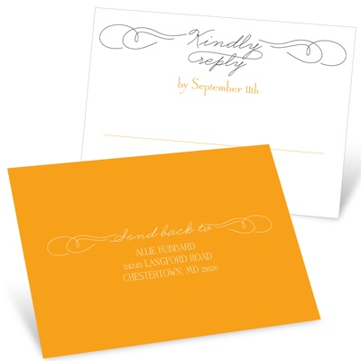 Sweetly Scripted -- RSVP Postcards