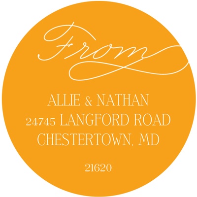 Sweetly Scripted -- Calligraphy Address Labels