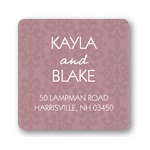 Fairy Tale Design -- Damask Address Labels