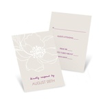 Fairy Tale Floral -- Wedding Reply Cards