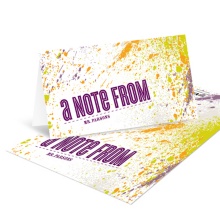 Splattered Sight -- Unique Note Cards