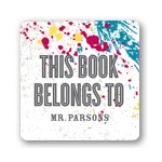 Splash of Color -- Personalized Book Plates