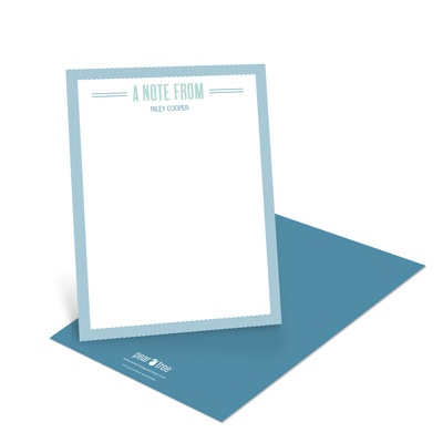 Diagonal Framework -- Modern Note Cards