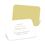 Diamond Detail -- Wedding Reception Cards