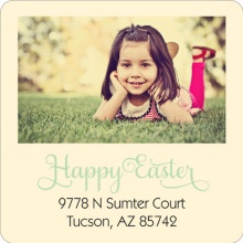 Photo Corner Display -- Easter Address Labels