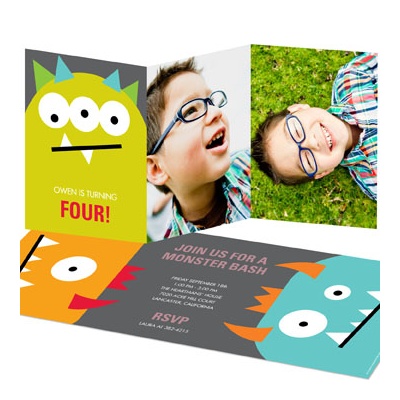 Monster Bash -- Monster Birthday Invitations