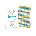 Precious Plaid -- Customized Baby Shower Invitations