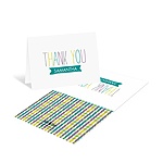 Precious Plaid -- Custom Baby Shower Thank You Cards