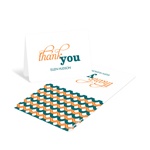 Sweetly Strung Scallops -- Personalized Baby Shower Thank You Cards