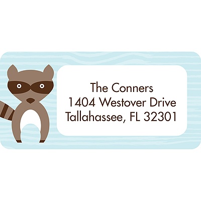 Nesting Outdoors -- Baby Shower Return Address Labels