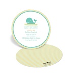 Striped Sea -- Whale Baby Shower Invitations