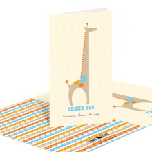 Dotted Shower -- Personalized Baby Shower Thank You Cards