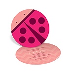 Chevron Lovebug -- Ladybug Baby Shower Invitations