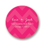Sweet Chevron Dreams -- Chevron Address Labels