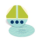 Nautical Newborn -- Sailboat Baby Shower Invitations