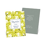Blooming and Beaming -- Trendy Baby Shower Invitations