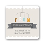 Mobile Memories -- Baby Shower Address Labels