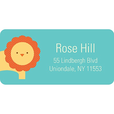 Jungle Jubilee -- Baby Shower Return Address Labels